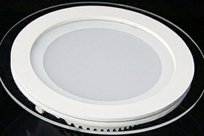 Recessed light glass