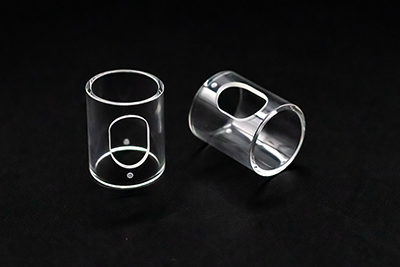 Perforated Glass Smoking Pipe