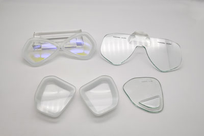 Dive Mask Lens Glass