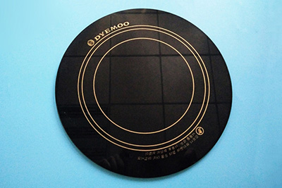 Glass ceramics for radiant cooker