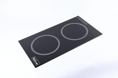 Black crystalline glass