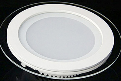 LED downlight glass
