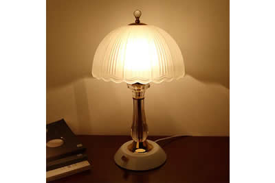 Table lamp glass