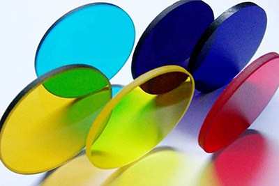 Colored glass filter