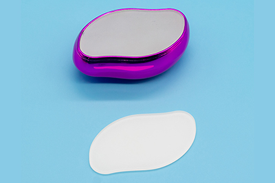 Mango-shaped Frosted Glass